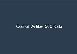 500 Kata Itu Seberapa